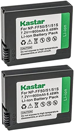KASTAR NP-FF50 Substituição de 3 pacote de bateria para Sony DCR-IP220, DCR-IP220E, DCR-IP220K, DCR-IP45, DCR-IP45E, DCR-IP5, DCR-IP55, DCR-IP55E, DCR-IP5E, DCR-IP7 , Câmera DCR-IP7BT, DCR-IP7E