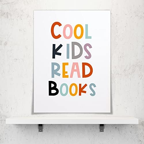 Cool Kids Read Books Canvas Arte da parede Citações inspiradas Cita
