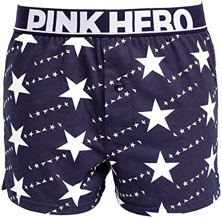 Mens Trunk Roupa Rosa Pink Heroes Mens boxeador calcinha calcinha sexy thorts shorts shorts roupas íntimas homens