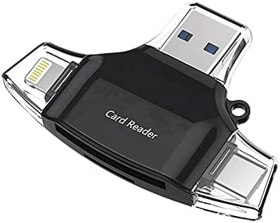 Boxwave gadget Smart Compatível com Lenovo ThinkPad L14 - AllReader SD Card Reader, MicroSD Card Reader SD Compact USB para Lenovo ThinkPad L14 - Jet Black