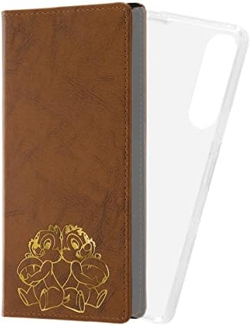 イングレム Inglem Xperia 5 III Disney Character/Notebook Case Flex Case Hot Stamp/Chip & Dale