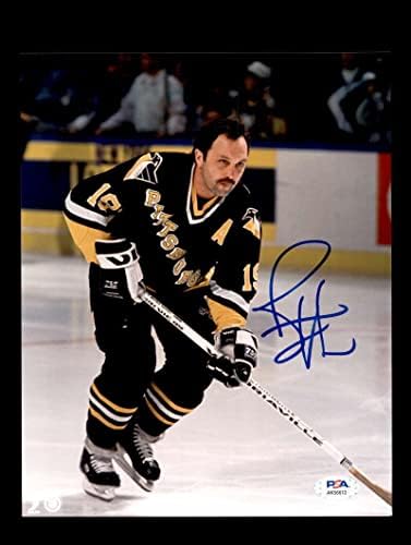 Bryan Trottier PSA DNA COA assinado 8x10 Foto Autograph - Fotos autografadas da NHL