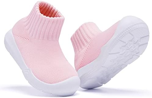 Morendl Baby Socks Sapatos Infantis Slipper não deslizam os treinadores de sapatos de caminhada para meninos meninos para crianças pequenas