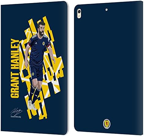Os projetos de capa principal licenciados oficialmente a equipe nacional de futebol da Escócia Scott McTominay Players Livro de Couro Caso de Caso de Caso Compatível com Apple iPad Pro 10.5