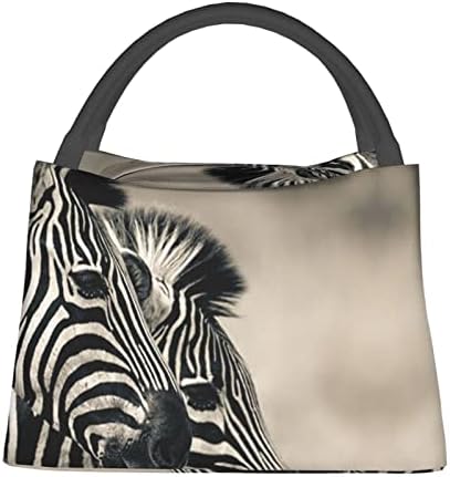 Evealyn Wild Zebra Bolsa de lancheira impressa