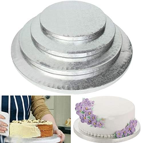 Bolo de bolo de bolo redondo bolo de tambor grosso conjunto de suportes em pé de base sólida, adequada para aniversário de aniversário taoxiang