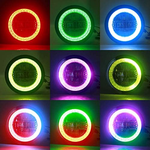 Cowone DOT aprovado 9 RGB HALO LED FARTINGS ROUNTE + RGB LUZ