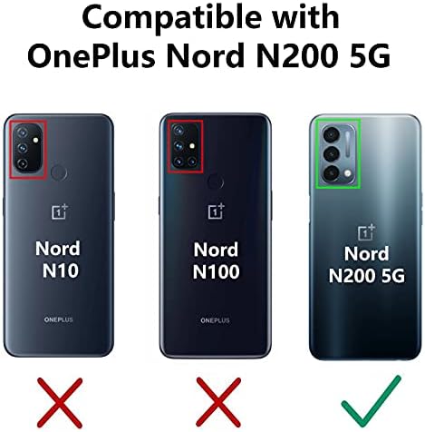 Sktgslamy para o caso OnePlus Nord N200 5G, com protetor de tela, [grau militar] 16 pés. Capa testada em gota com