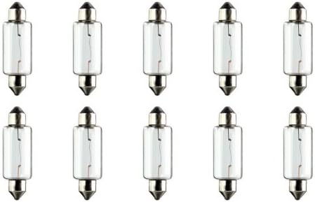 CEC Industries 6451 Bulbs, 12 V, 15 W, Sv8.5-8 Base, T-4.625 Shape