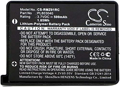 Bateria de Cameron Sino para Razer RZ01-0133, RZ84-01330100, Turret, Turret Gaming Mouse 500mAh / 1,85Wh