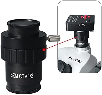 Acessórios para microscópio de laboratório de beeyng 1/2 1/3 1x Adaptador de câmera de microscópio CTV CTV C-MONT