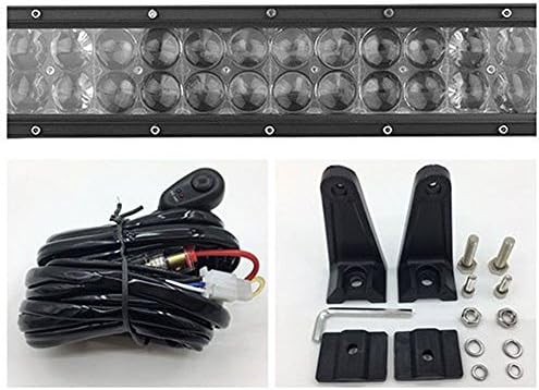 Barras de luz vívidas 4D Osram de 50 polegadas Linha dupla Curved LED Work Light Bar