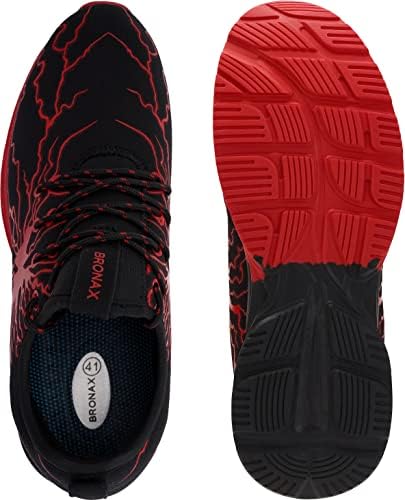 Bronax Tennis Shoes para homens confortáveis, andando, academia ao ar livre de esportes esportes atletismo adulto tênis calçados