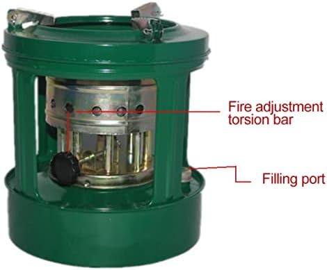 Fogão de querosene Pequeno fogão aquário de querosene de querosene Aquecedores de óleo de camping de fogão ao ar livre.