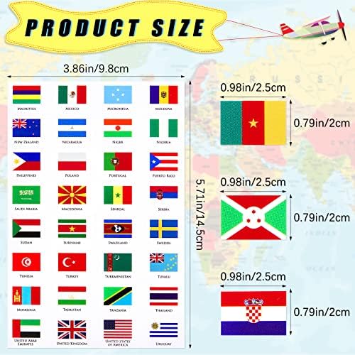 768 peças adesivos de bandeira mundial adesivos variados sinalizadores country sinalizadores do mundo adesivo mundial