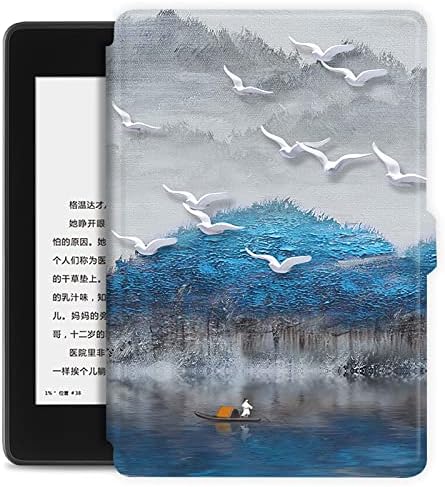 Case Slimshell para 6 Kindle - Blue Forest Lake Printe