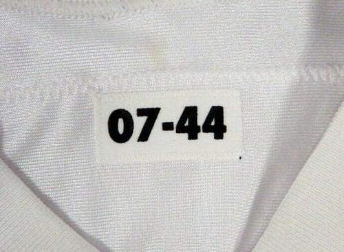 2007 San Francisco 49ers Colby Bockwoldt #57 Jogo emitiu White Jersey DP06381 - Jerseys de Jerseys usados ​​na NFL não assinada
