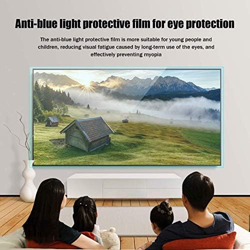 Protetor de tela de TV de 50 polegadas AIZYR-Filtro de luz azul de filme Anti-Glare/Anti-Scratch para LCD, LED, displays de TV HD OLED 4K OLED e QLED, 50in 1095 x616mm