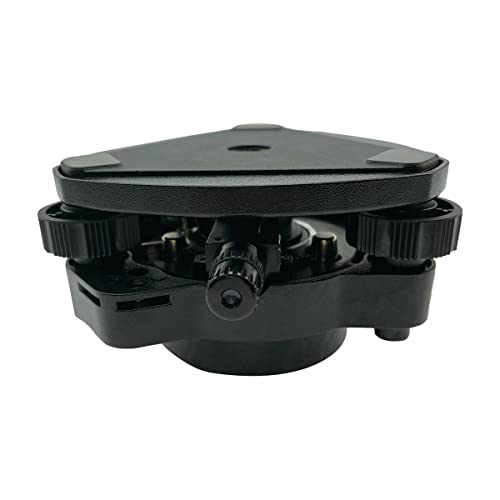 Tribrach preto com adaptador de rotação óptico e T5 5/8 x11 com trava