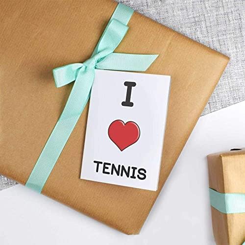 Azeeda A1 'I Love Tennis' embrulhar folha de papel de embrulho/embrulho