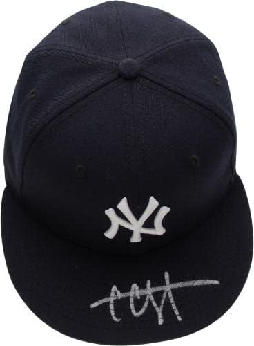 CC Sabathia New York Yankees autografou New Era Cap - Chapéus autografados