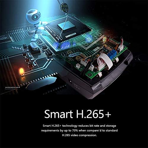 Câmera IP de segurança de 6MP POE, compatível com Hikvision DS-2CD2163G2-I, Dome Exir Night Vision, lente fixa de 2,8 mm, H.265+, firmware da versão em inglês, atualizável