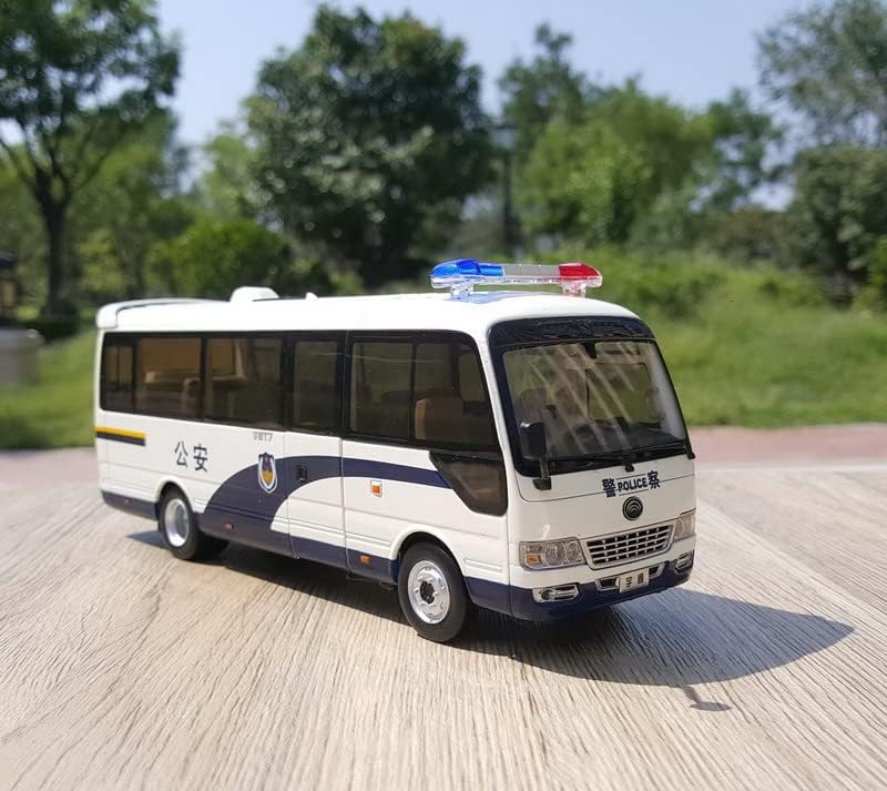 Yutong T7 Política de Segurança Pública MPV 1/32 Modelo pré-construído do caminhão Diecast