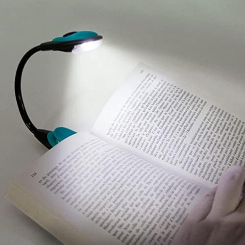 Clipe de Domccy na luz de lâmpada de mesa LED de LED leve Luz de leitura portátil, lâmpada de mesa sem fio portátil, lâmpada de leitura LED, cor aleatória