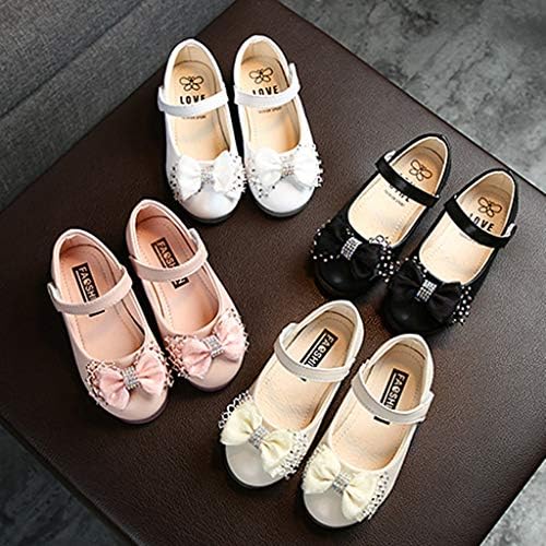 Baby Girls Dress Sapatos Mary Jane Sapatos Flat Shoes Casual Slip no Ballet Flat For Party School Wedding