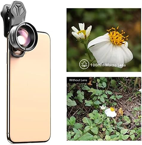 SDFGH 100mm Super Macro Phone Camera Lens Telescópio Mobile 4K Lente para todos os smartphone
