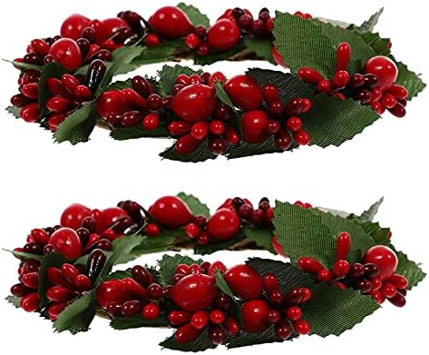 PretyZoom 2pcs Christmas Pine Wreath Wreath