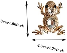 Botões de forma de sapo ， 4 pcs liga de zinco armários de strass brancos maçaneta porta tema de inseto singe hole puxar maçane