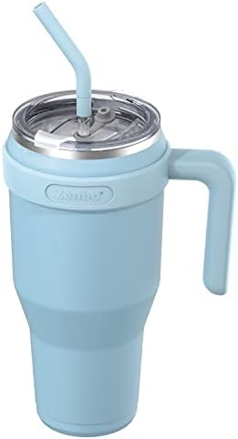 Zenbo 40 onças com copo de caneca isolado de aço sem aço, com maçane