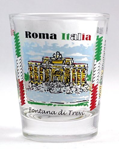 Roma Itália Marcos e ícones Shot Collage Shot Glass