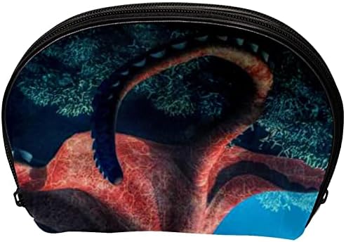 Bolsa de higiene pessoal, bolsa de cosméticos de maquiagem para homens, Octopus Ocean