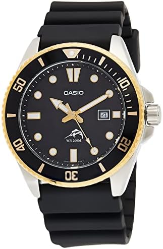 Casio MDV106-1AV 200 M WR WR Black Dive Watch