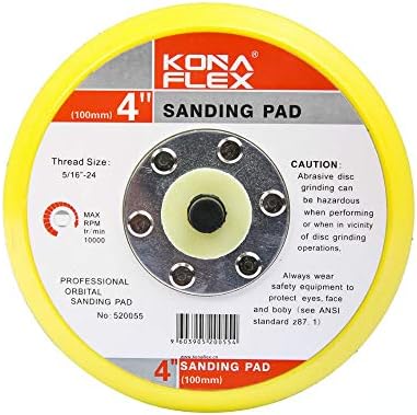 KONAFLEX 2PCS/PACK 4 /5/6 PSA Vinil Landing Backup Pad com 5/16 -24 Thread