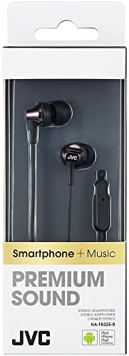 JVC HAFR325B fones de ouvido com remoção e microte, preto ha-fr325