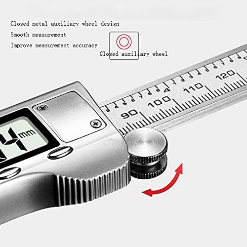 BBSJ Electronic Digital Vernier Pliper 300 mm Aço inoxidável pinça vernier Alta precisão Medição do testador de profundidade