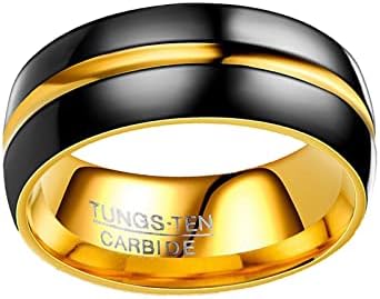 2023 New Ring Jewelry Jewelry Titanium Titanium Titanium Anel de aço de aço de ouro preto e anéis de resina Rings para mulheres