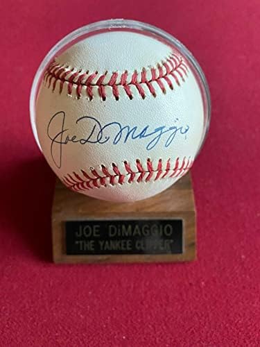 Joe DiMaggio, autografado Official Al Baseball Vintage - Bolalls autografados