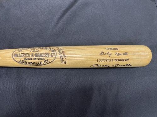 Mickey Mantle No. 7 Modelo de jogo assinado Louisville Slugger Bat PSA/DNA LOA - Bats MLB autografados