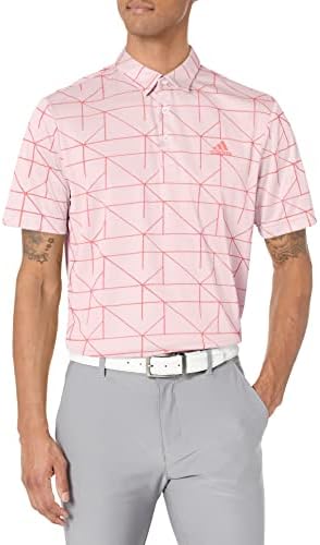 camisa pólo jacquard masculina adidas