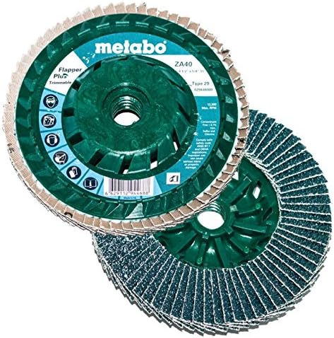 Metabo 629452000 6 x 5/8 - 11 flapper Plus Abrasivas aparáveis ​​retidas