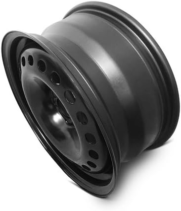 Para 14-22 Jeep Cherokee, 17 polegadas de aço preto - OE Substituição direta - Roda de carro pronta para estrada