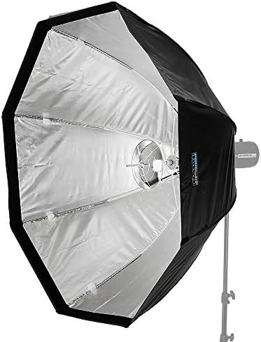 Pro Studio Solutions EZ Pro Beauty Dish Octagon Softbox 48 Com Speedring, para Profoto Compact Lights Series D1 250 W/S, D1 500 W/S, D1 AIR 1000 W/S, D1 AIR 500 W/S, PRO SERIE W/s, pro-b 12000 w/s, luz flash estroboscópica aguda 2-D4, anel de velocidade, caixa macia, Octbox