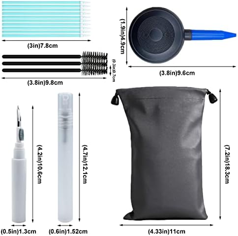 Kit de limpeza eletrônico A2B Bluetooth Cenagem de caneta portátil portátil Kit de limpeza de laptop de laptop portátil Ferramenta de limpeza de escova de poeira para fone de ouvido Câmera de tablet A2B