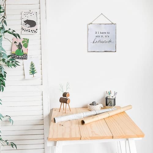 Aihesui Wood Sinping Wall Decoration Farmhouse Se eu tiver que mexer, é arte de parede caseira para a sala de estar da cozinha