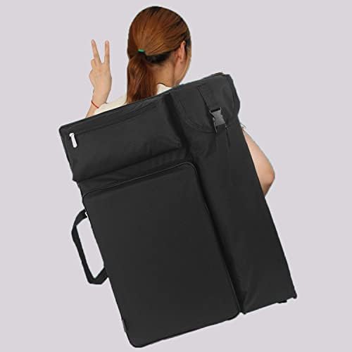 Portfólio de arte Topoq Arte ARTE STACEIRA TOTA DE BACA DE BACA DE ARTE BETHOLIO Backpack Arte Bolsa de transporte A2 Saco de pranchas 4K Saco portátil para Artista SketchBook Dobring Cavale Saco de ombro Suporte, dobrável