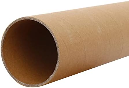 Harayaa portátil tubos de correspondência com tampa de tubo de tubo kraft redonda kraft papel tubo poster tubo para documentos de embalagens de embalagem de armazenamento de armazenamento frete, 90cm